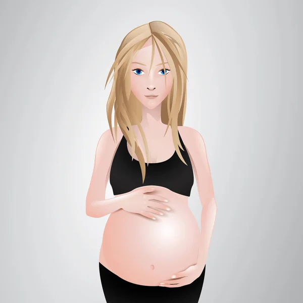 Illustration Vectorielle Graphique Moderne Icône Maternité — Image vectorielle