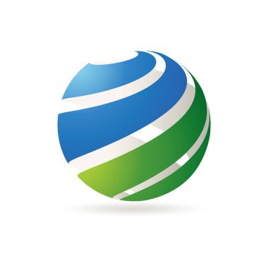 Dünya 'nın renkli vektör çizimi