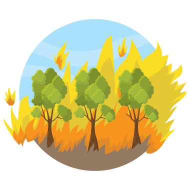 Web sitesi, vektör illüstrasyonu için düz simge