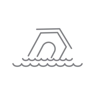 Vektör illüstrasyonu, simge ögesi arkaplanı