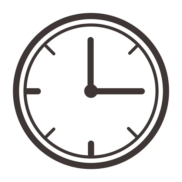 Reloj Vector Ilustración Icono Elemento Fondo — Vector de stock