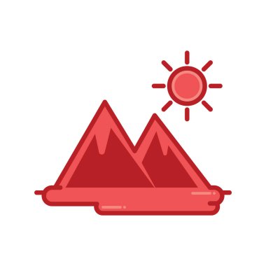 Vektör illüstrasyonu, simge ögesi arkaplanı