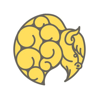 Vektör illüstrasyonu, simge ögesi arkaplanı