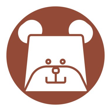 Basit grafik simgesi vektör illüstrasyonu 