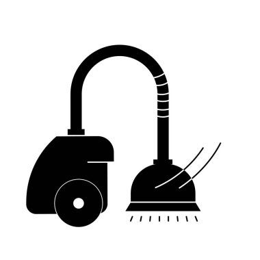 Tasarımınız için temizleme simgesinin vektör şablonu