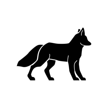 Beyaz arkaplanda hayvan simgesi 