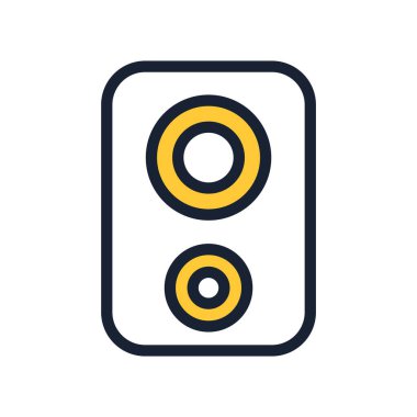 Basit grafik simgesi vektör illüstrasyonu