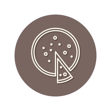 Web sitesi, vektör illüstrasyonu için düz simge 