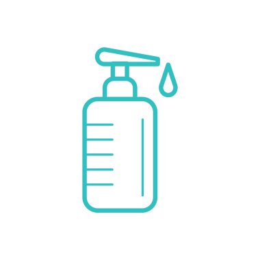 Tasarımınız için temizleme simgesinin vektör şablonu