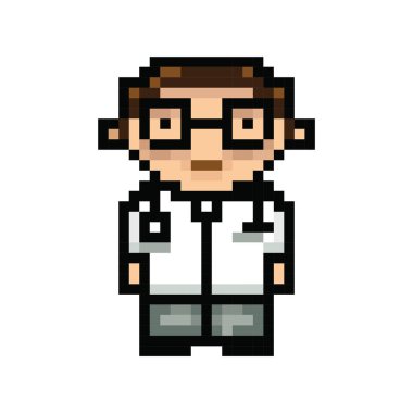 doktor vektör illüstrasyonu, simge ögesi arkaplanı