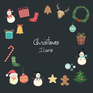 Basit grafik vektör illüstrasyonu