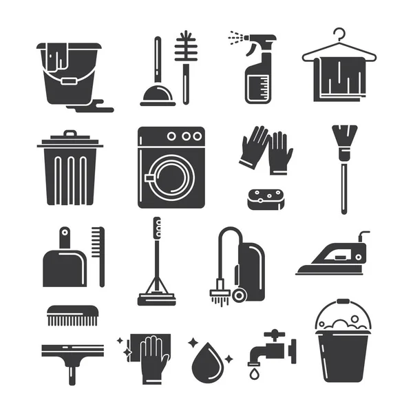 Plantilla Vectorial Icono Limpieza Para Diseño — Vector de stock