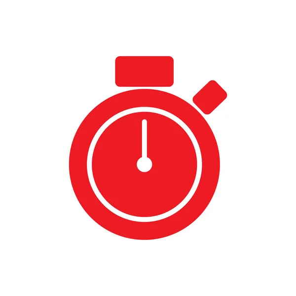 Plantilla Vectorial Del Icono Del Tiempo Ilustración Del Reloj — Vector de stock