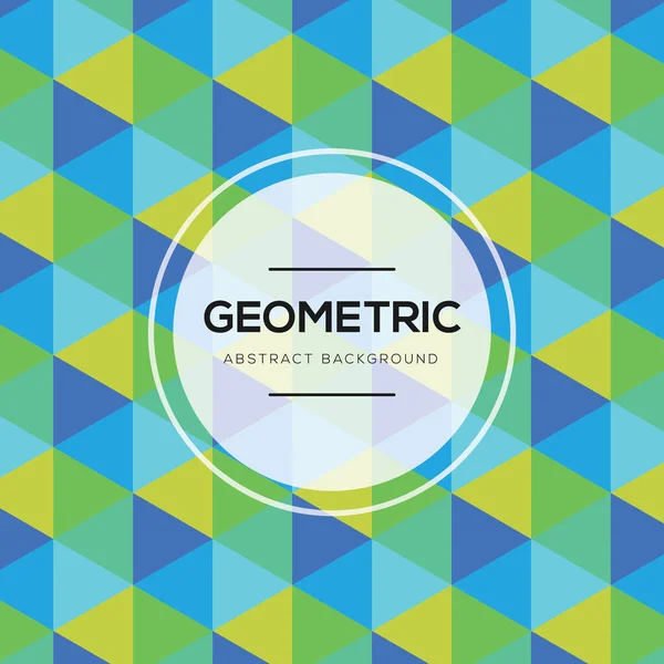 Abstrakter Geometrischer Hintergrund Vektorillustration — Stockvektor