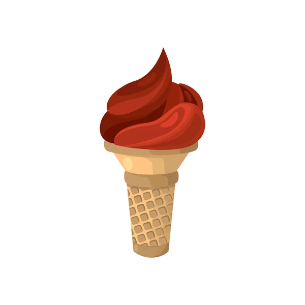 Gelado Vetor Ilustração Ícone Elemento Fundo — Vetor de Stock