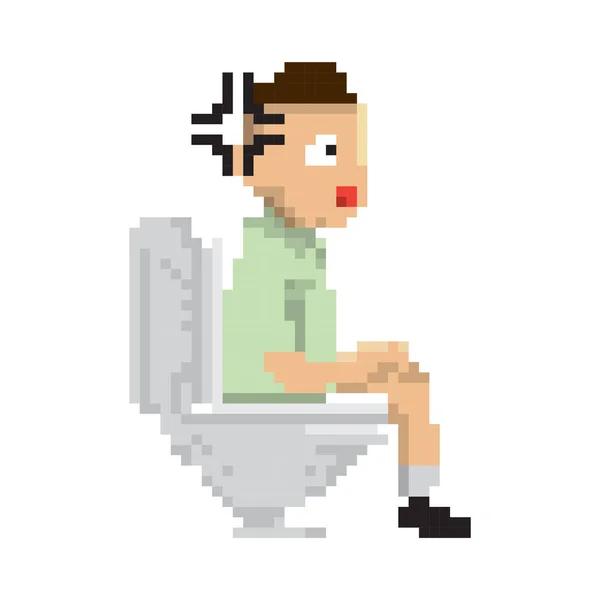 Toilet Vector Illustratie Icoon Element Achtergrond — Stockvector