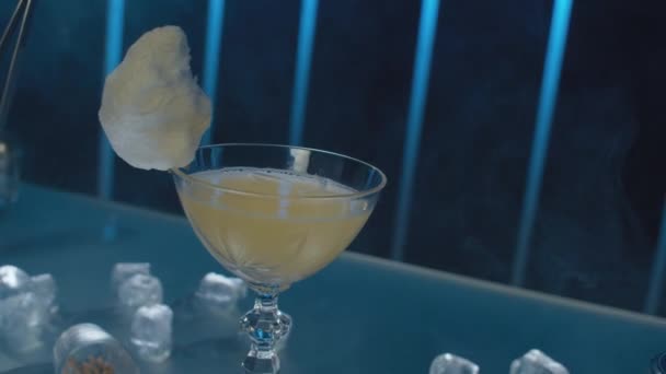 Koktail Daiquiri siap dibuat — Stok Video