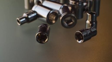 Araç biti buzlu cam arka planda ayarlandı