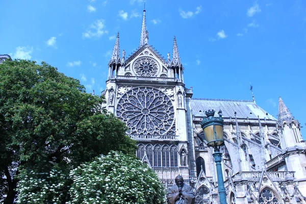 Bazilika Notre Dame Paris Franciaországban — Stock Fotó