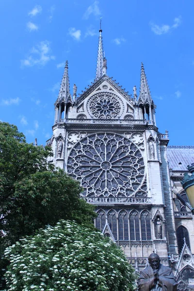 Kathedraal Notre Dame Paris Frankrijk — Stockfoto