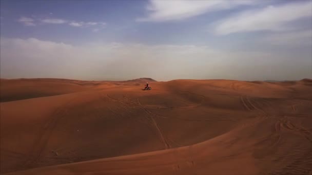 Dunes, désert, sable, nature, voyage, motos, VTT . — Video