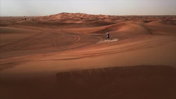 Dunes, désert, sable, nature, voyage, motos, VTT — Video