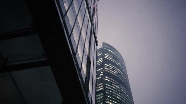 Frame from Moscow, drapacze chmur, wieże, architektura, budynki, metropolia. — Wideo stockowe