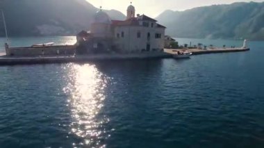 Karadağ, doğa dağları ve denizden hava görüntüleri