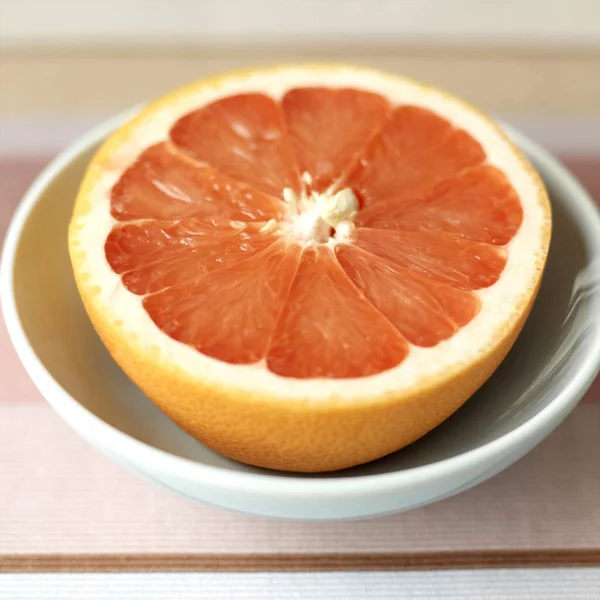 Közeli Kilátás Piros Grapefruit — Stock Fotó