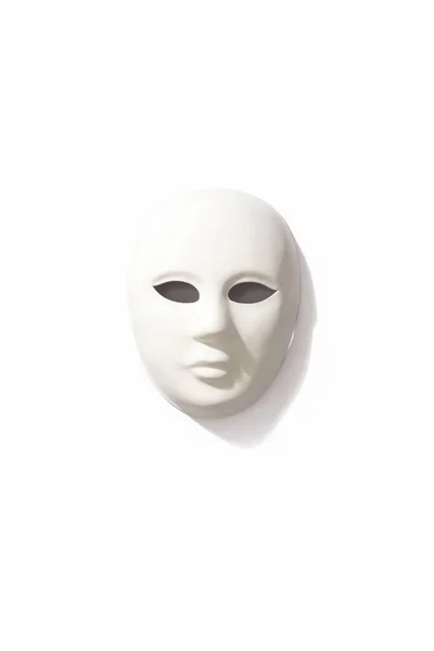 Maschera Isolata Sfondo Bianco — Foto Stock