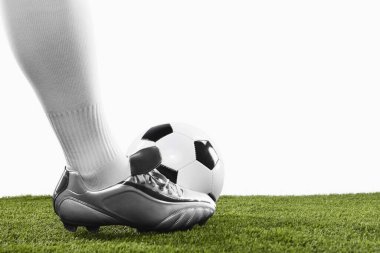 Freekick için hazır bir futbolcu