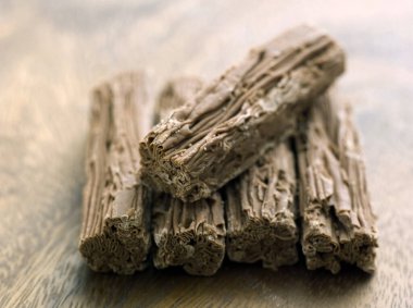 Çikolata parçacıklarına yakın çekim