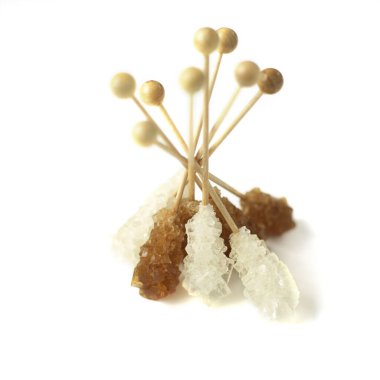 Şeker çubuklarının yakın görüntüsü