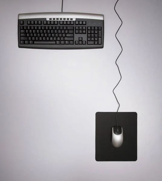 close up of  Keyboard and mouse