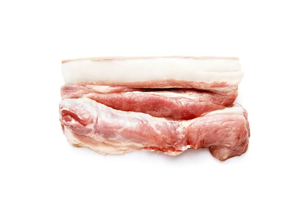 Schweinefleisch Isoliert Auf Weiß — Stockfoto