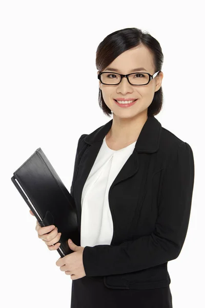 Retrato Una Mujer Negocios Sonriendo —  Fotos de Stock