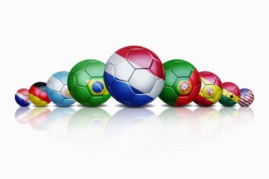 Futbol toplarında bayraklar