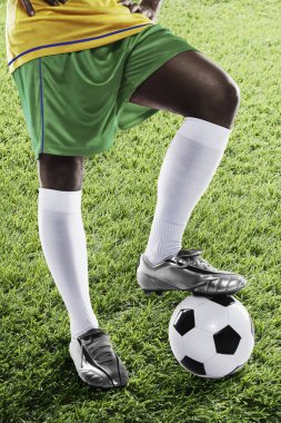 Brezilyalı futbolcu başlama vuruşuna hazır