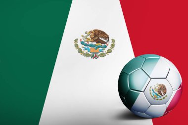 Futbol toplu Meksika bayrağı