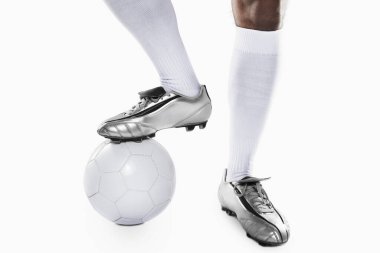 Başlamaya hazır bir futbolcu