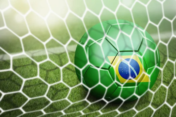 Brazilië Voetbal Doelnet — Stockfoto