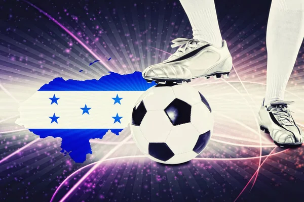 Giocatore Calcio Honduras Pronto Calcio Inizio — Foto Stock