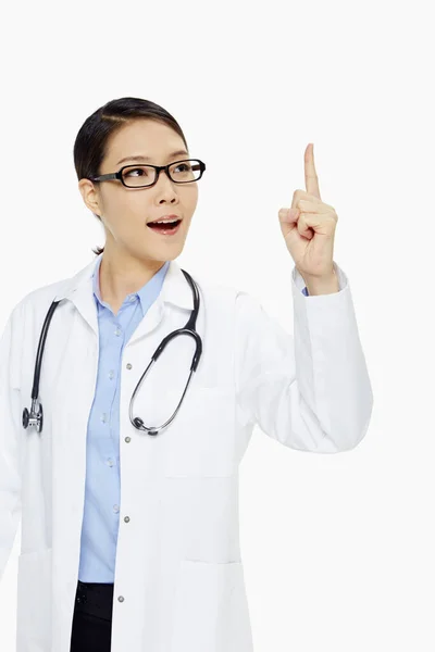 Medizinisches Personal Zeigt Handgeste — Stockfoto