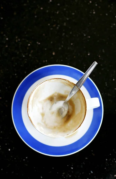 Close Frappe Cappuccino — Fotografia de Stock