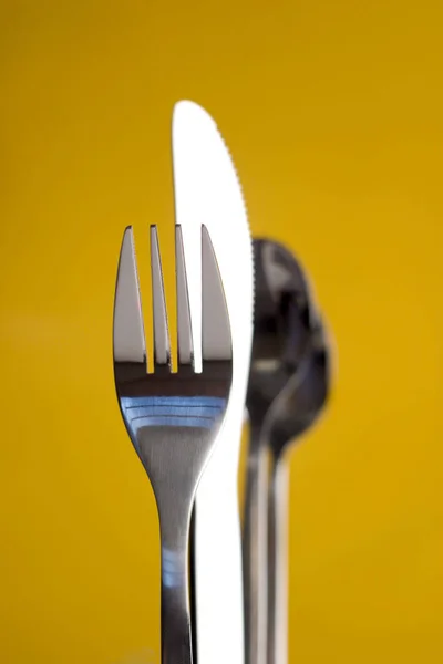 Närbild Cutlery — Stockfoto