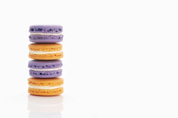 Macaroons Doces Saborosos Frescos — Fotografia de Stock