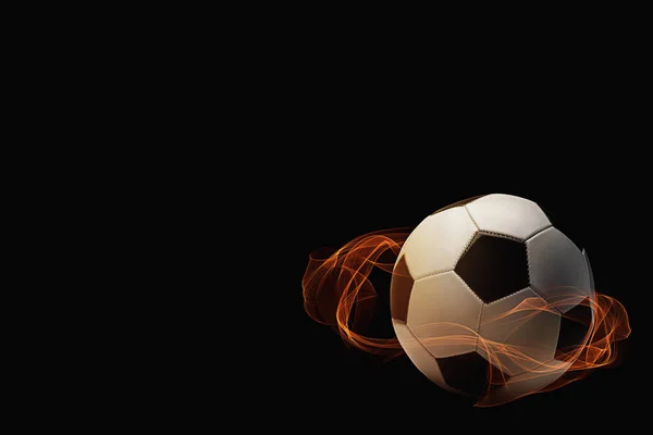 Bola Futebol Com Efeito Especial — Fotografia de Stock