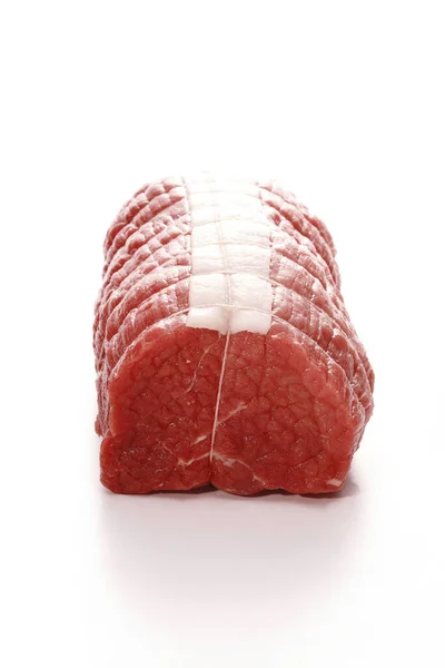 Vista Perto Carne Bovino — Fotografia de Stock