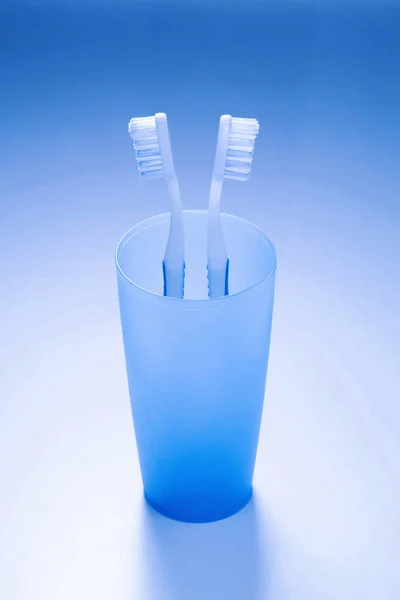 Toothbrushes Cup — Stock Photo, Image