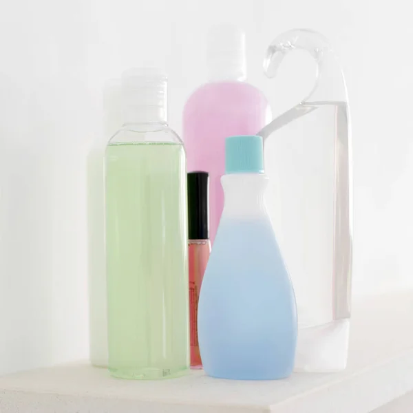 Bottles Body Products — Stock Photo, Image